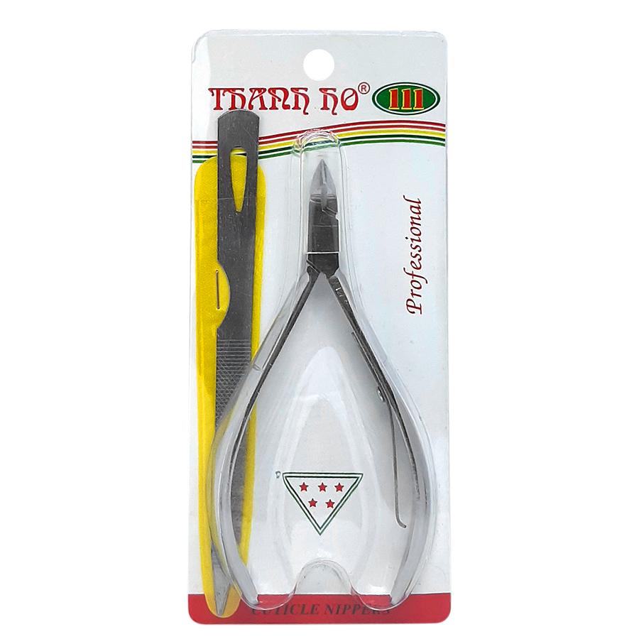 Kềm nail bấm móng kèm dũa móng tay Professional D111 (trắng)