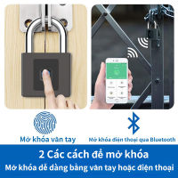 Ổ khóa vân tay ổ Khóa cửa thông minh khóa cửa nhà không thấm nước và chống bụi khóa cửa cổng vàng Trong nhà Ngoài trờ
