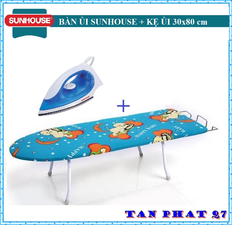 Combo CẦU LÀ QUẦN ÁO NGỒI + BÀN ỦI SUNHOUSe