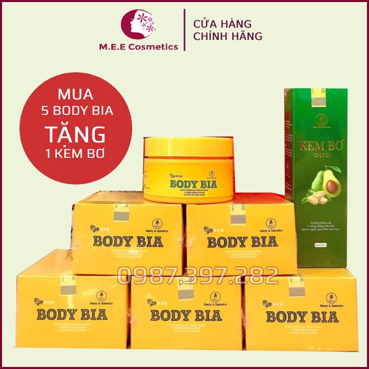 [Tặng 1 Kem Bơ] Combo 5 Kem Boby Bia Olic Giúp Trắng Da Ngay Lần Sử Dụng Đầu Tiênchống Nắng Spf 30+ Không Trôi Không Bết Rít Không Vây Bẩn Vào Áo.