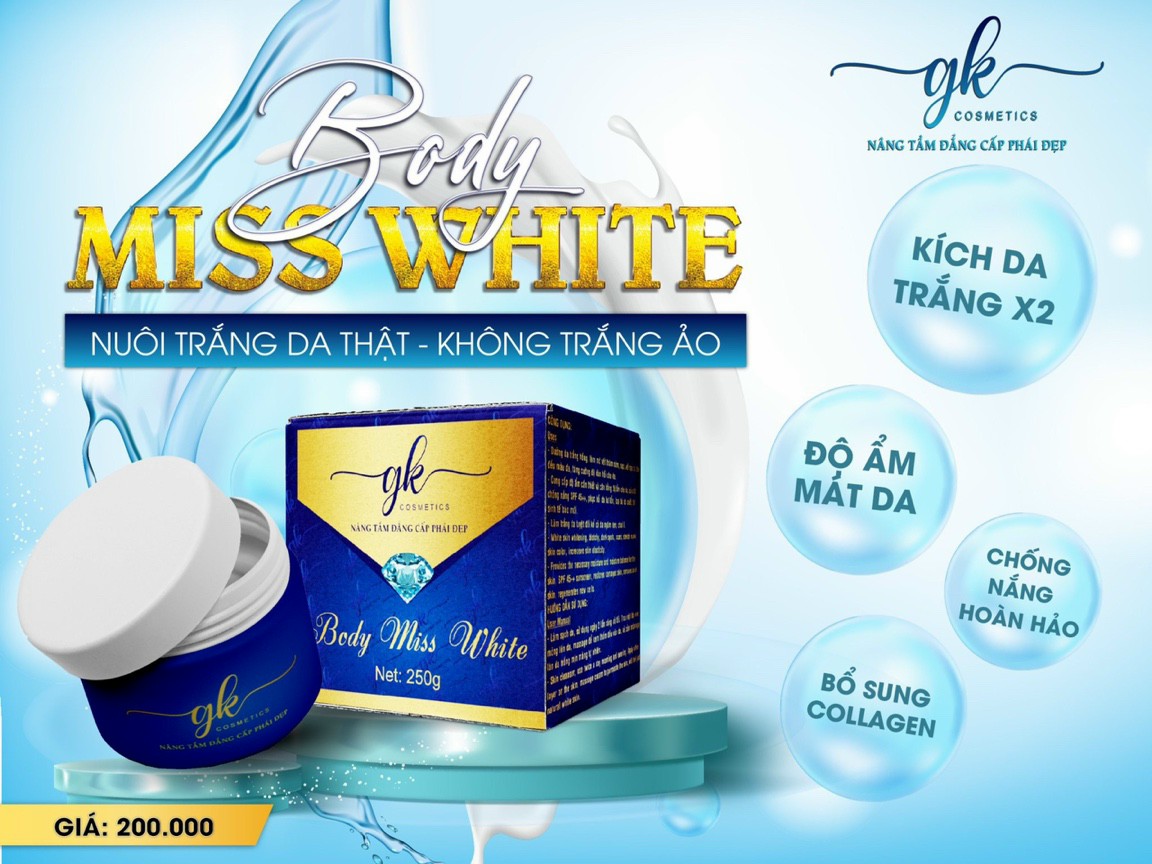 Kem Dưỡng Trắng Toàn Thân Body Miss White