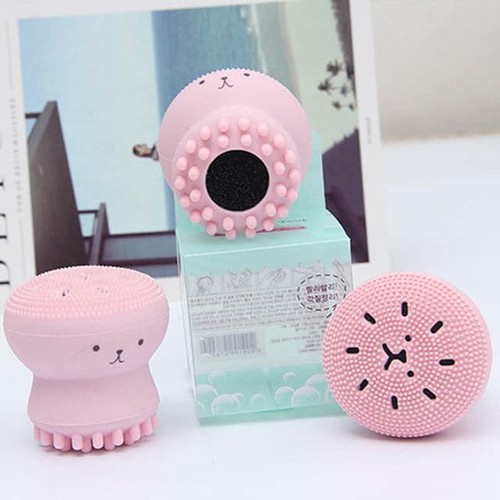 Mút rửa mặt bạch tuộc phong cách Hàn Quốc chất liệu Silicon Shoptienich92