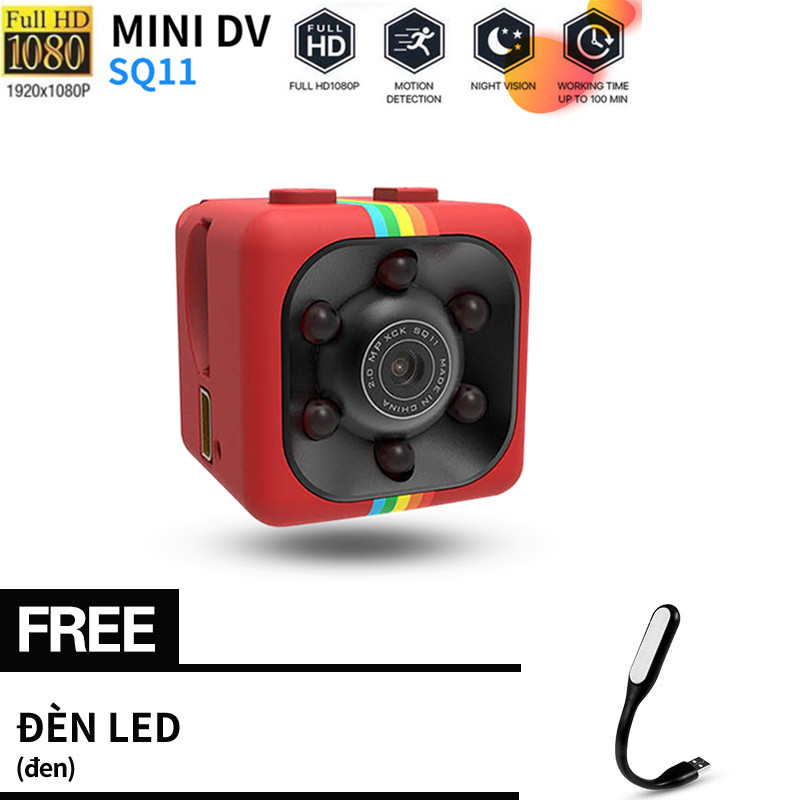 【Miễn phí Đèn LED】Camera Mini Yolife SQ11 HD 960P Camera Ghi Hình Cỡ Nhỏ Cảm Biến Chuyển Động Ban Đêm Máy Quay Phim Siêu Nhỏ DVR DV