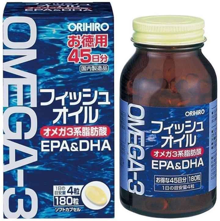 Dầu Cá Omega 3 Orihiro Nhật Bản