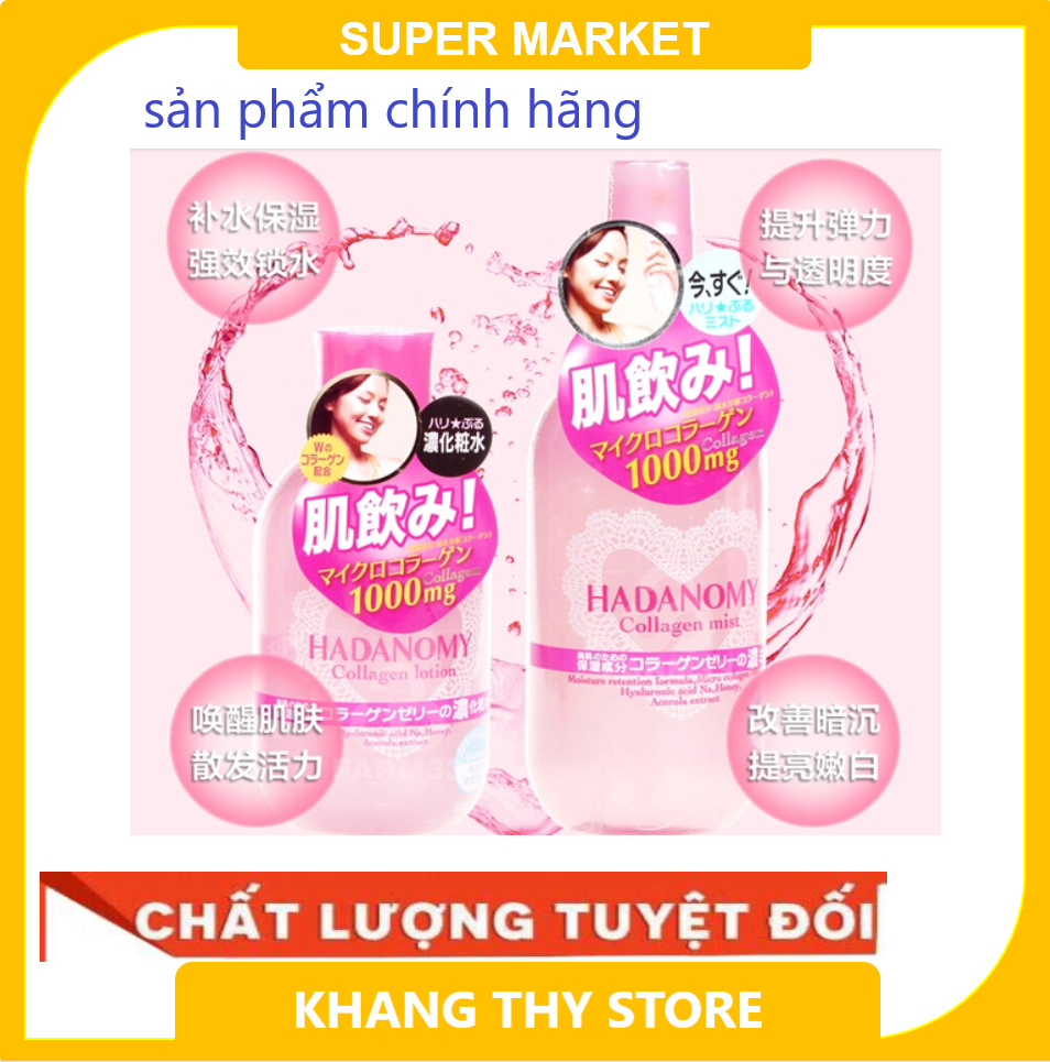 Xịt Khoáng Hadanomy Collagen Mist 250Ml Nhật Bản - Chăm Sóc Da Mặtchống Lão Hóa