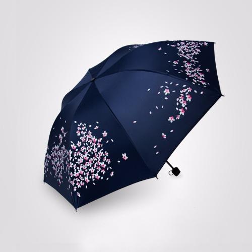 [HOÀN TIỀN MAX 6%][HCM]Dù Xếp Hoa Anh Đào (màu xanh đen)
