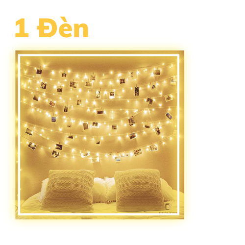 Dây đèn led 7m 50 bóng đèn fairy light cắm điện decor phòng ngủ siêu xinh đèn led trang trí