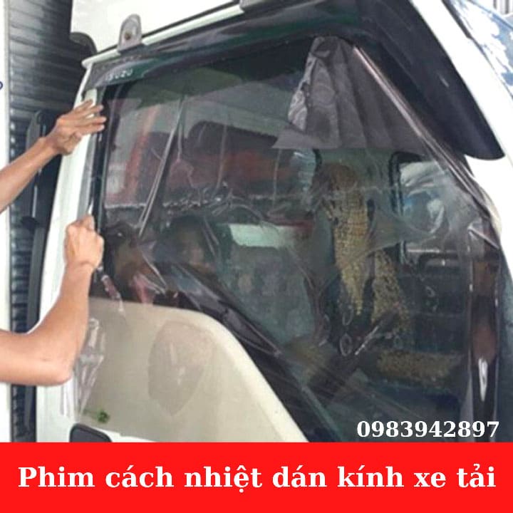 Phim dán kính xe tải - Phim cách nhiệt ô tô tải 3M | Decal dán kính xe tải chống nắng | Miếng dán cá