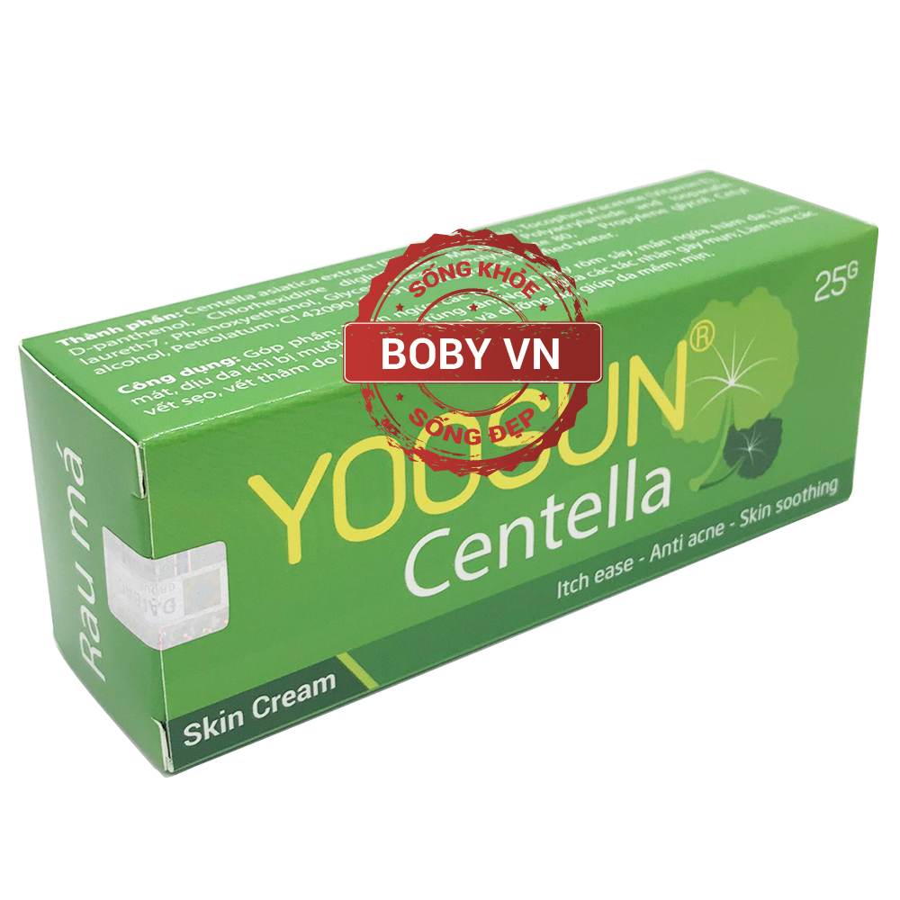 Yoosun Rau má - Ngừa mụn - Rôm sẩy - Mát da - Da đẹp mềm mịn hơn (Tuýt 25g)