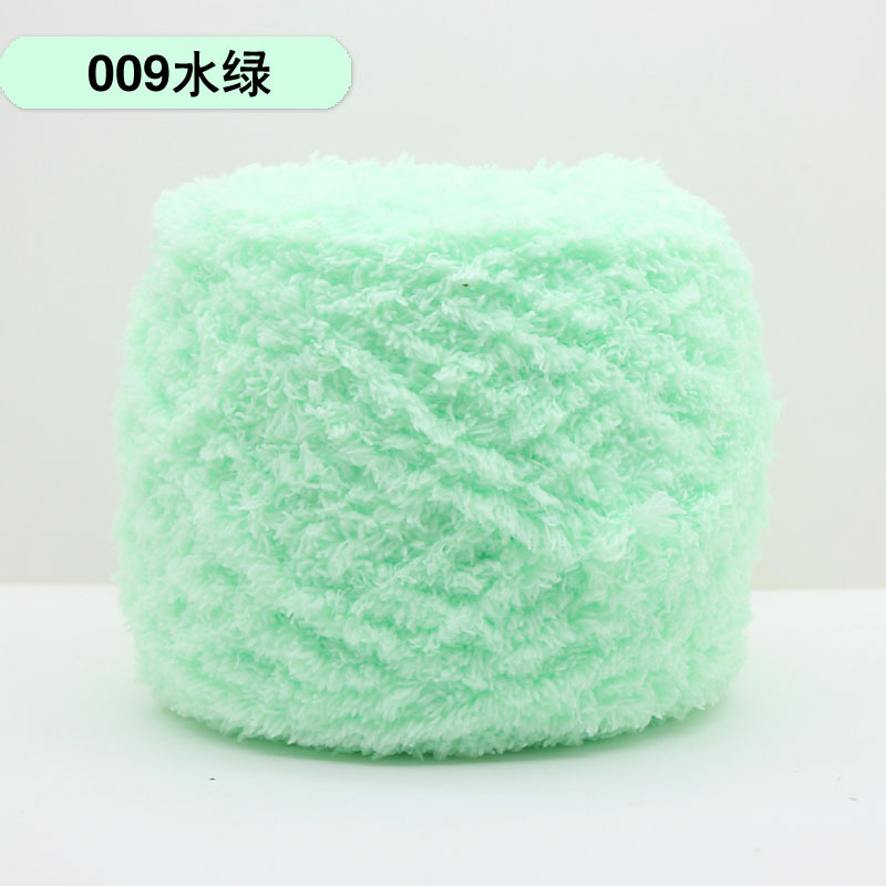 Mới - Len bông xù cuộn 100gram len xù đan móc mềm mịn - Phụ kiện đan móc