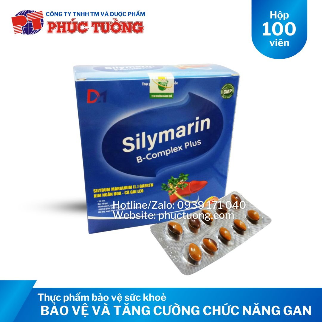 Silymarin B-Complex Plus tăng cường chức năng gan hiệu quả