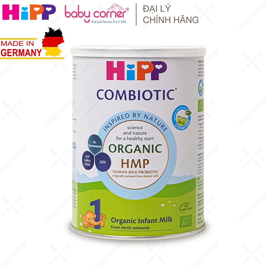 [HSD: 2027] Sữa Bột HiPP Organic Combiotic Số 1 Hộp 350g/ 800g Cho Bé 0 - 6 Tháng
