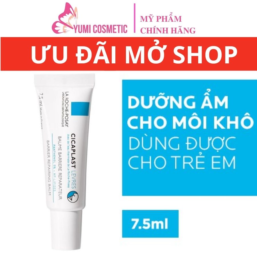 [Hcm]Kem Dưỡng Giúp Phục Hồi Độ Ẩm & Bảo Vệ Môi La Roche - Posay Cicaplast Lips 7.5Ml