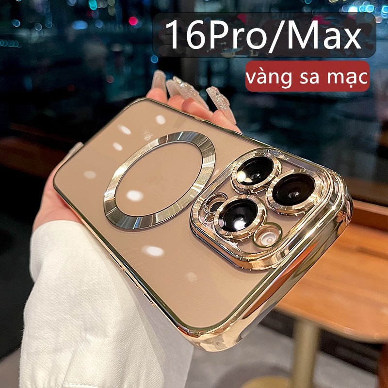 ốp lưng điện thoại chất lượng cao với sạc không dây từ tính cho Iphone 16 15 14 13 12 11 Pro Max