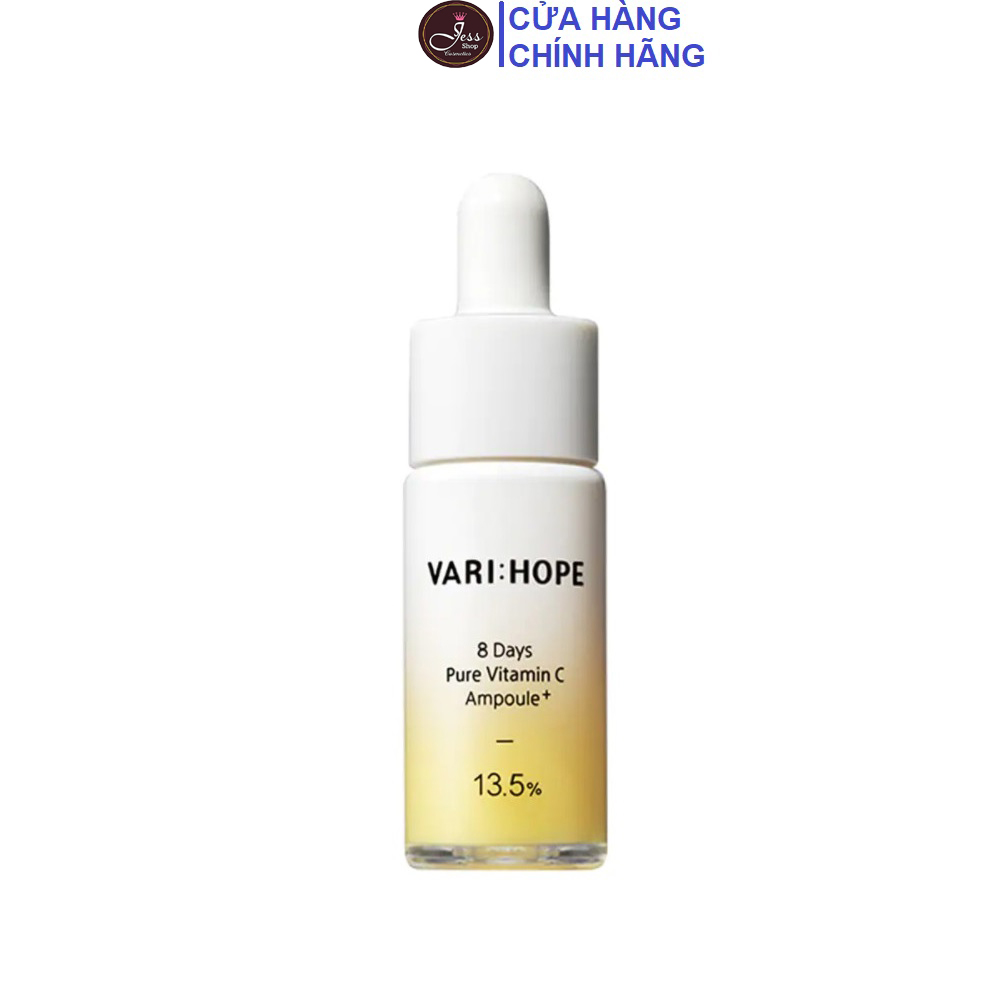 Tinh Chất Dưỡng Trắng Da Mờ Thâm Trong 8 Ngày Varihope 8 Day Pure Vitamin C Ampoule Plus 15G