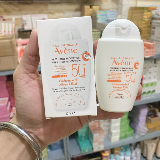 Kem Chống Nắng Vật Lý Avene Cho Da Rất Nhạy Cảm ❤ Avene Mineral Fluid Spf50+ (Bản Không Màu)