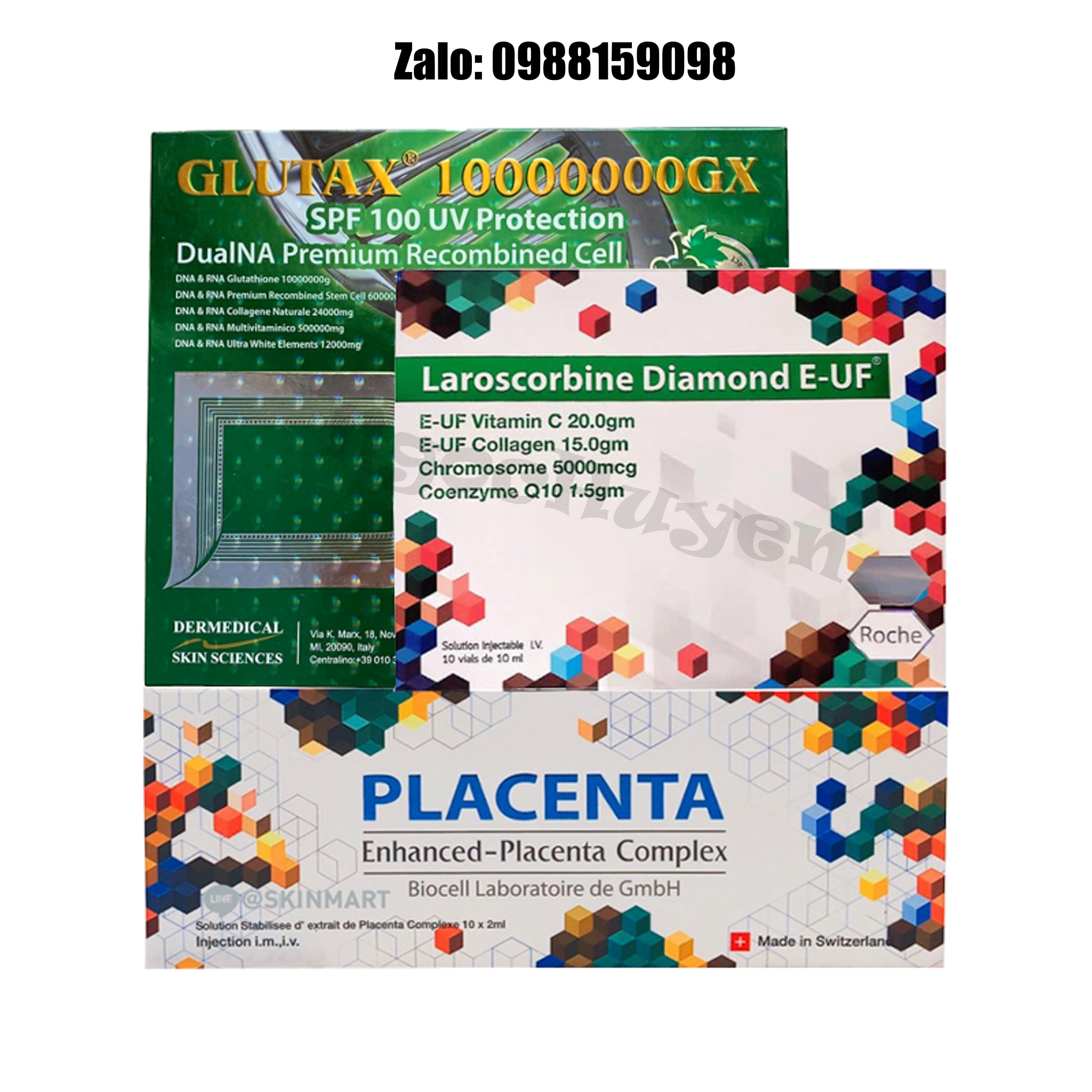 Set Truyền Trắng Glutax 1.000.000 Italy 10 buổi