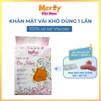 Khăn Mặt 1 Lần Merzy Cao Cấp 600gram 100% Cotton An Toàn Cho Da - Gói 200 Tờ