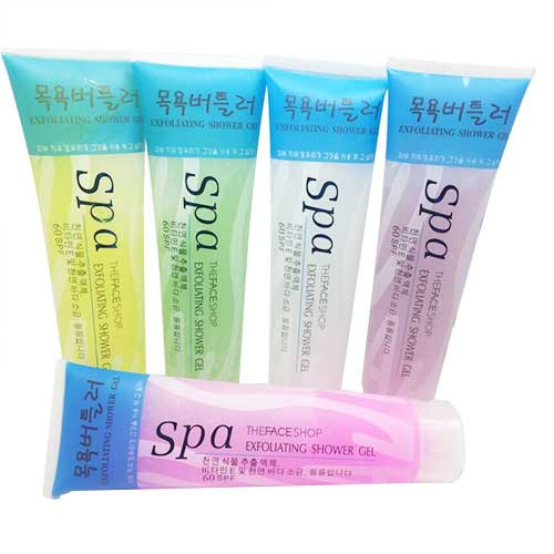 Kem tẩy da chết Spa Exfoliating Shower Gel 350ML CS02