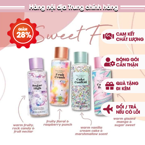 Xịt Thơm Body Victorias Secret Hương Thơm Lan Toả Bản Siêu Xinh