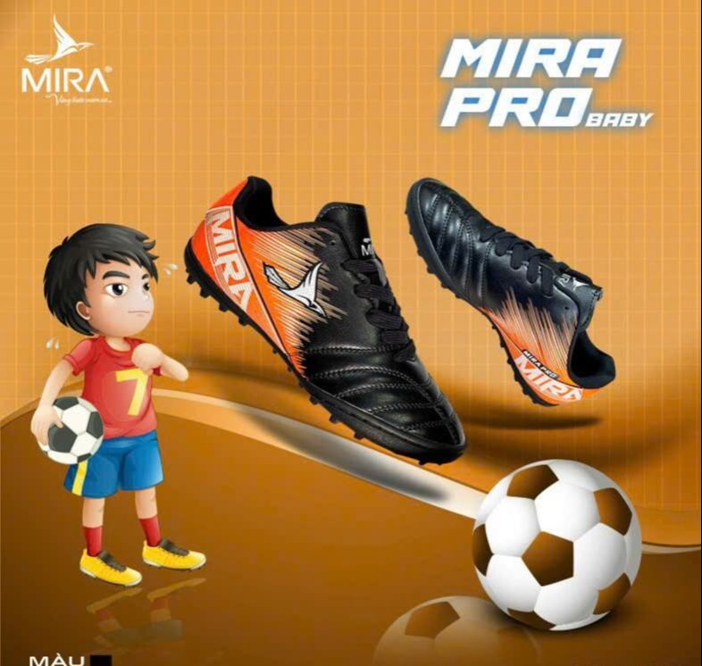 ( TẶNG TẤM LÓT+ VỚ + KEO LEN )giày đá banh mira PRO đá bóng sân cỏ mini bóng đá dày rẻ rẽ futsal