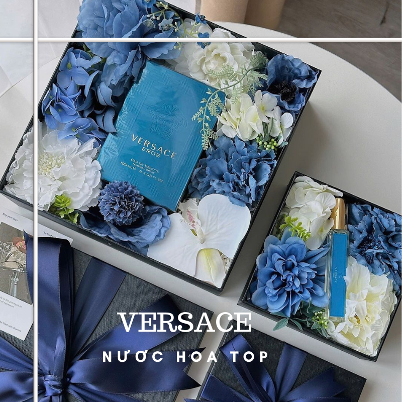 Quà tặng nước hoa cao cấp Nước Hoa Nam Versace Eros 100ML EDP ngày 8/3 20/10 noel valetine nhà giáo 