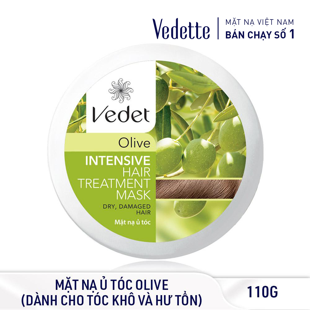 [Hcm]Mặt Nạ Ủ Tóc Olive 110G Vedette - Phục Hồi Dành Cho Tóc Khô & Hư Tổn - Tpma260