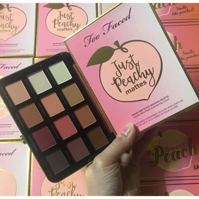 [Hcm]Bảng Mắt Too Faced Just Peachy Velvet Mattes Eyeshadow Palette Cam Kết Hàng Đúng Mô Tả Chất Lượng Đảm Bảo An Toàn Đến Sức Khỏe Người Sử Dụng Đa Dạng Mẫu Mã