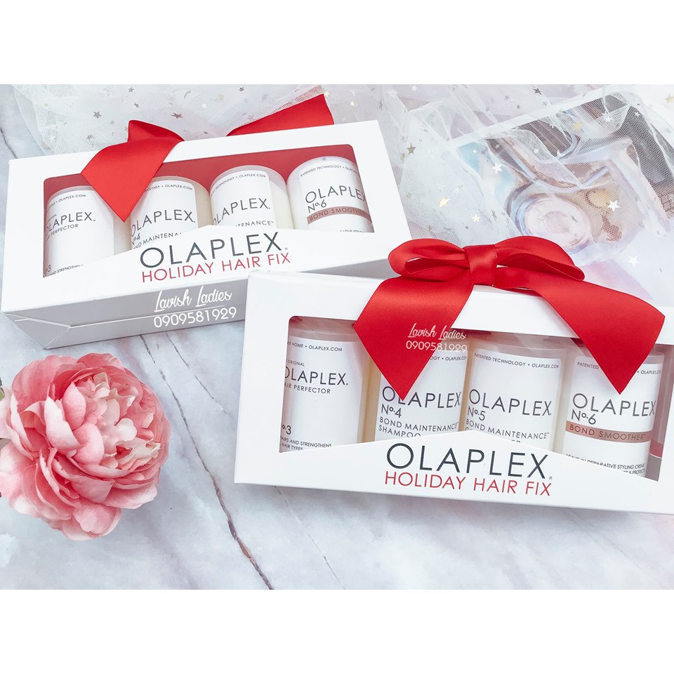 [Hcm]Olaplex Set 4 Món Phục Hồi Tóc Chuyên Sâu Olaplex No.3 - No.4 - No.5 - No.6