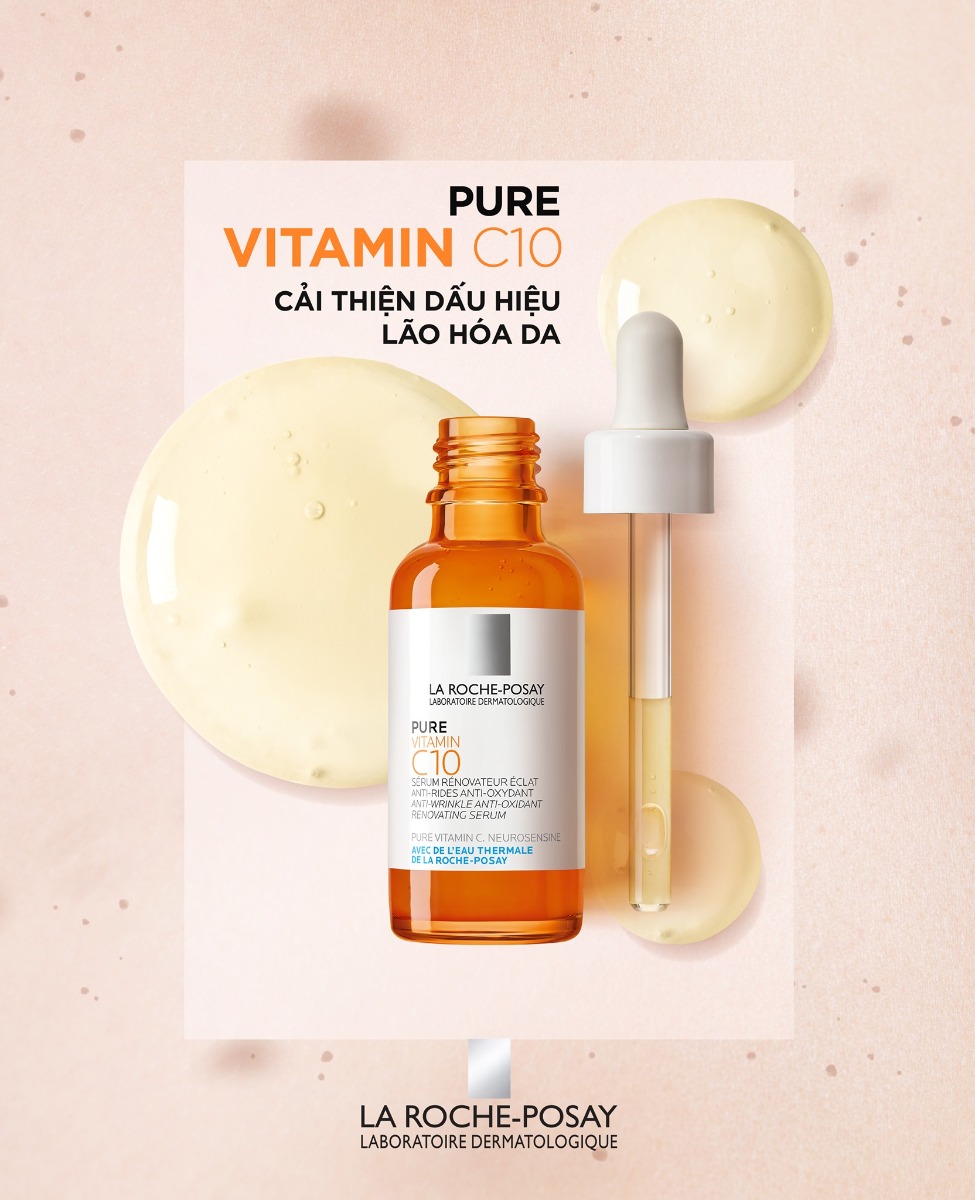 Dưỡng chất giúp cải thiện và làm sáng da La Roche Posay Pure Vitamin C10 Serum 30ml