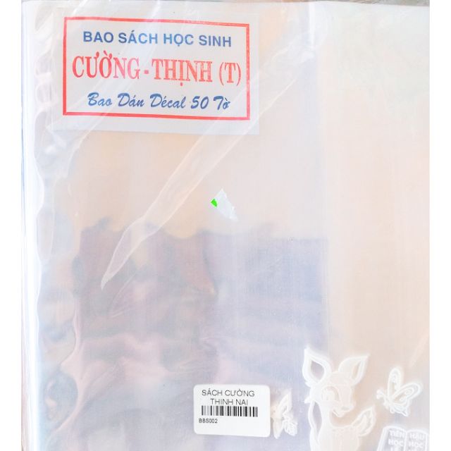 Giấy Kiếng Bao Tập / Bao Sách Giáo Khoa Trong Suốt (10 Tờ)