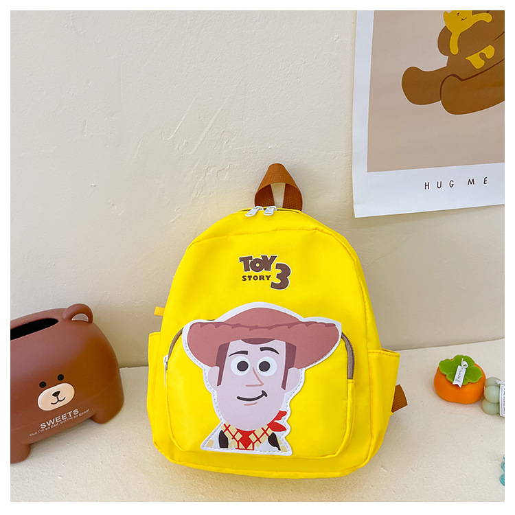 Balo Đeo Hình Gấu Dâu hoạt hình công chúa Chất dù chống thấm Cho Học Sinh / Cho Bé- vịt vàng hoạt hì