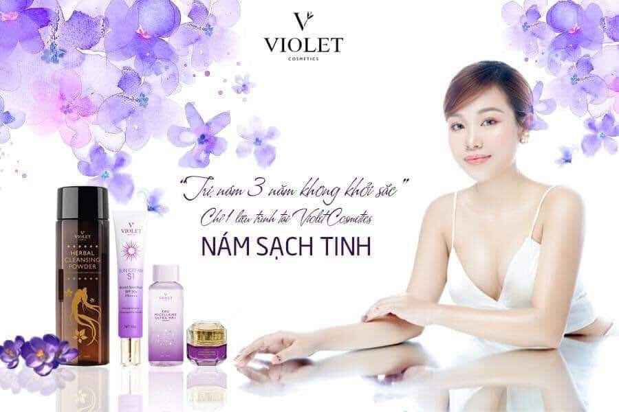 [Hcm]Bộ Sản Phẩm Ngừa Nám Violet - Tự Tin Với Làn Da Không Tuổi