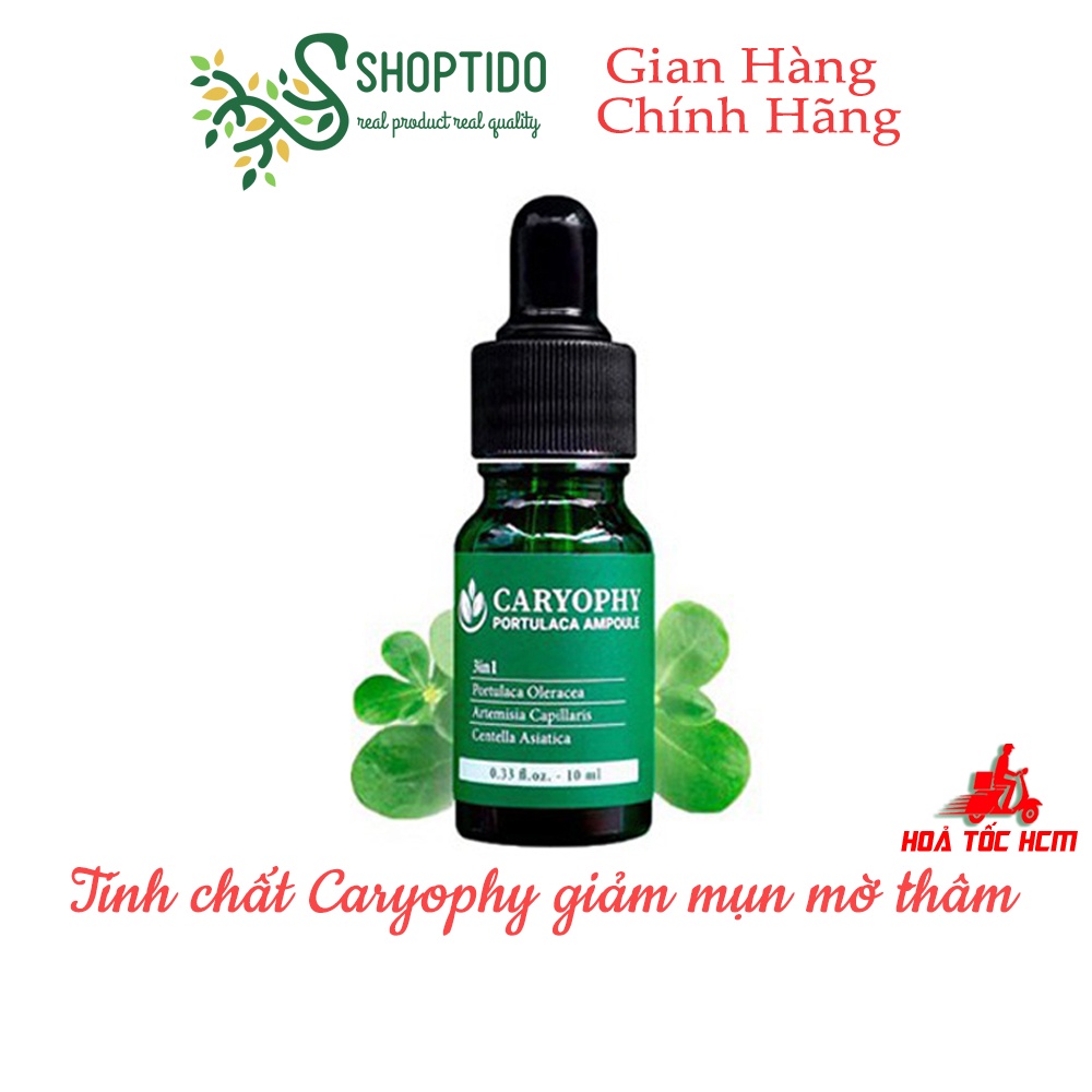 Serum Caryophy Portulaca Ampoule Hỗ Trợ Phục Hồi Da Mụn Chiết Xuất Từ Rau Sam 10Ml