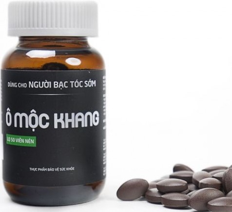 Viên Uống Ngăn Tóc Bạc Sớm Ô Mộc Khang ( Lọ 50 Viên)