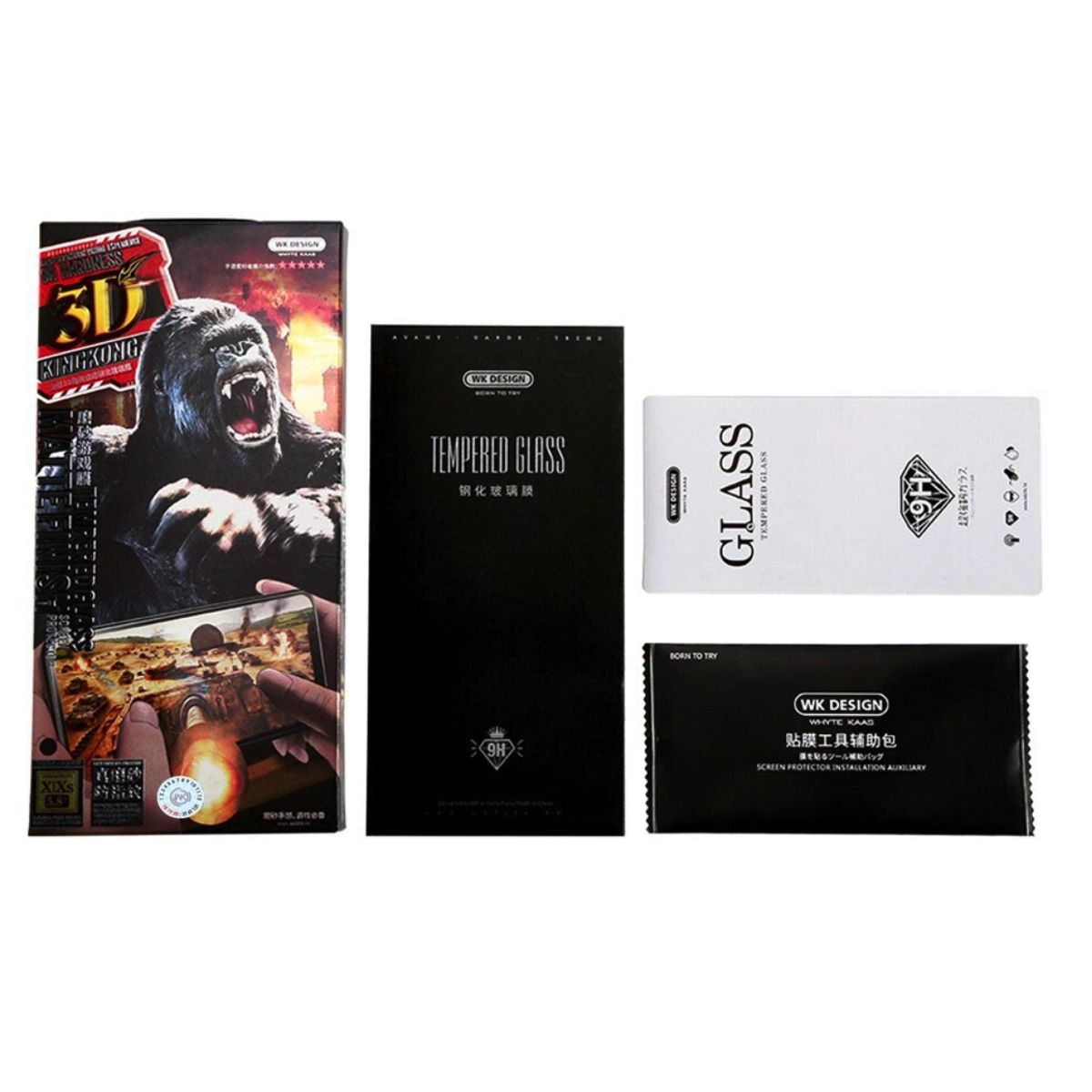 Kính cường lực nhám King kong WTP-030 chống bám vân tay thương hiệu WEKOME dành cho tất cả dòng điện