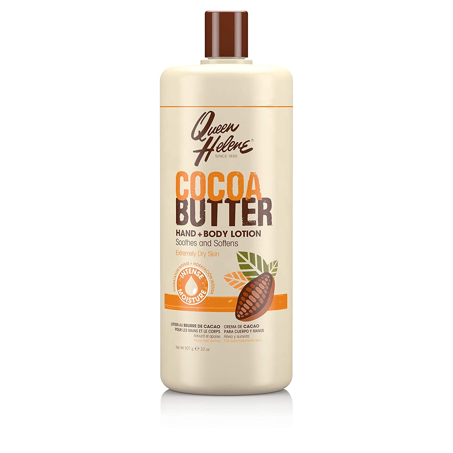 Dưỡng Thể Cho Tay & Cơ Thể Queen Helene Hand Plus Body Lotion Cocoa Butter 907G (Mỹ)