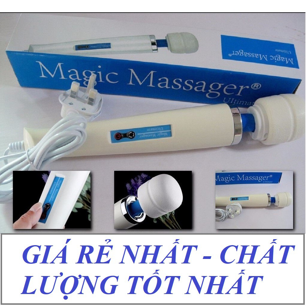[HCM]Máy Magic massage trực tiếp kích thích và tăng cường sức khỏe các cơ bắp dọc theo xương sống (Kèm Quà) - B0042+B0067