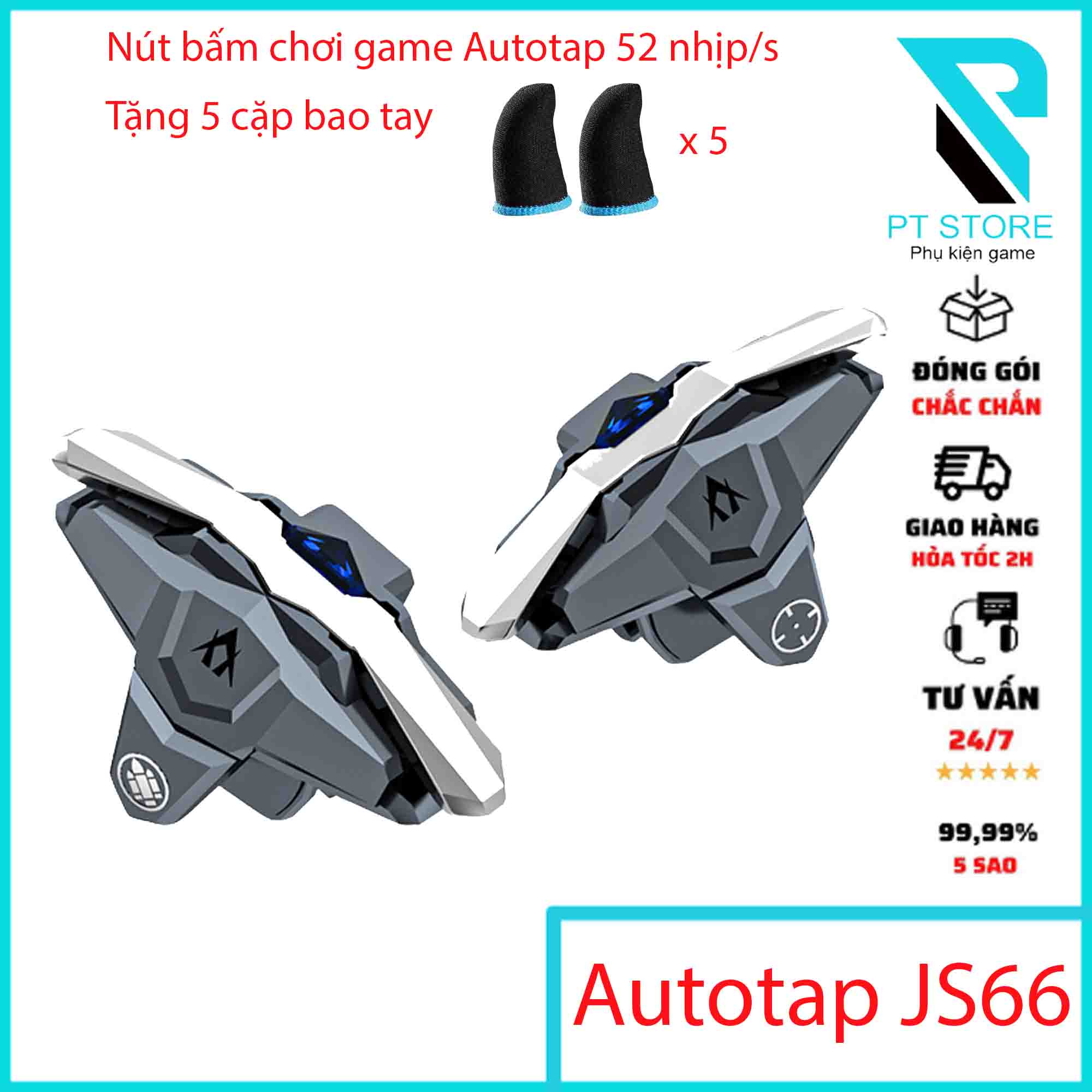 [Thế Hệ Mới Nhất] Nút bắn Pubg JS66 ❤️ Freeship ❤️ Auto Tap 50/52 nhịp trên giây KHÔNG DÙNG PHẦN MỀM
