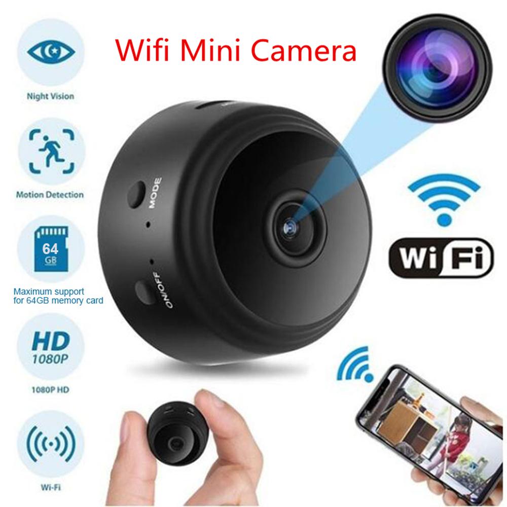 ( Mẫu Mới 2023 ) Camera giám sát mini  Camera quay len  Camera Siêu Nhỏ Wifi A9 FULLHD 1080P Đa Năng Hình Ảnh Sắc Nét  quan sát ban đêm HD