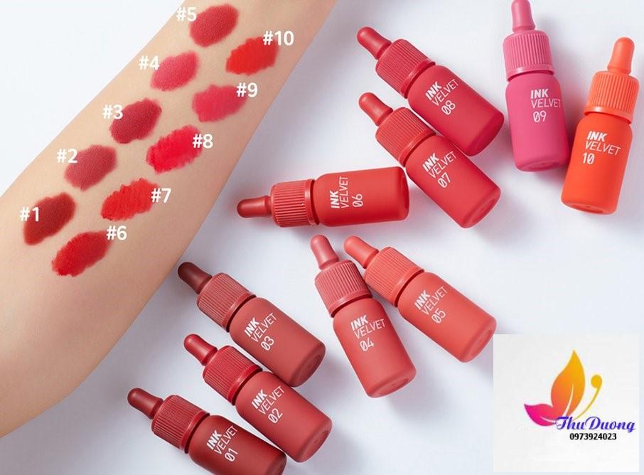 [HCM]Son Kem Siêu Lì Siêu Mịn Peripera Ink The Velvet (New 2019 )