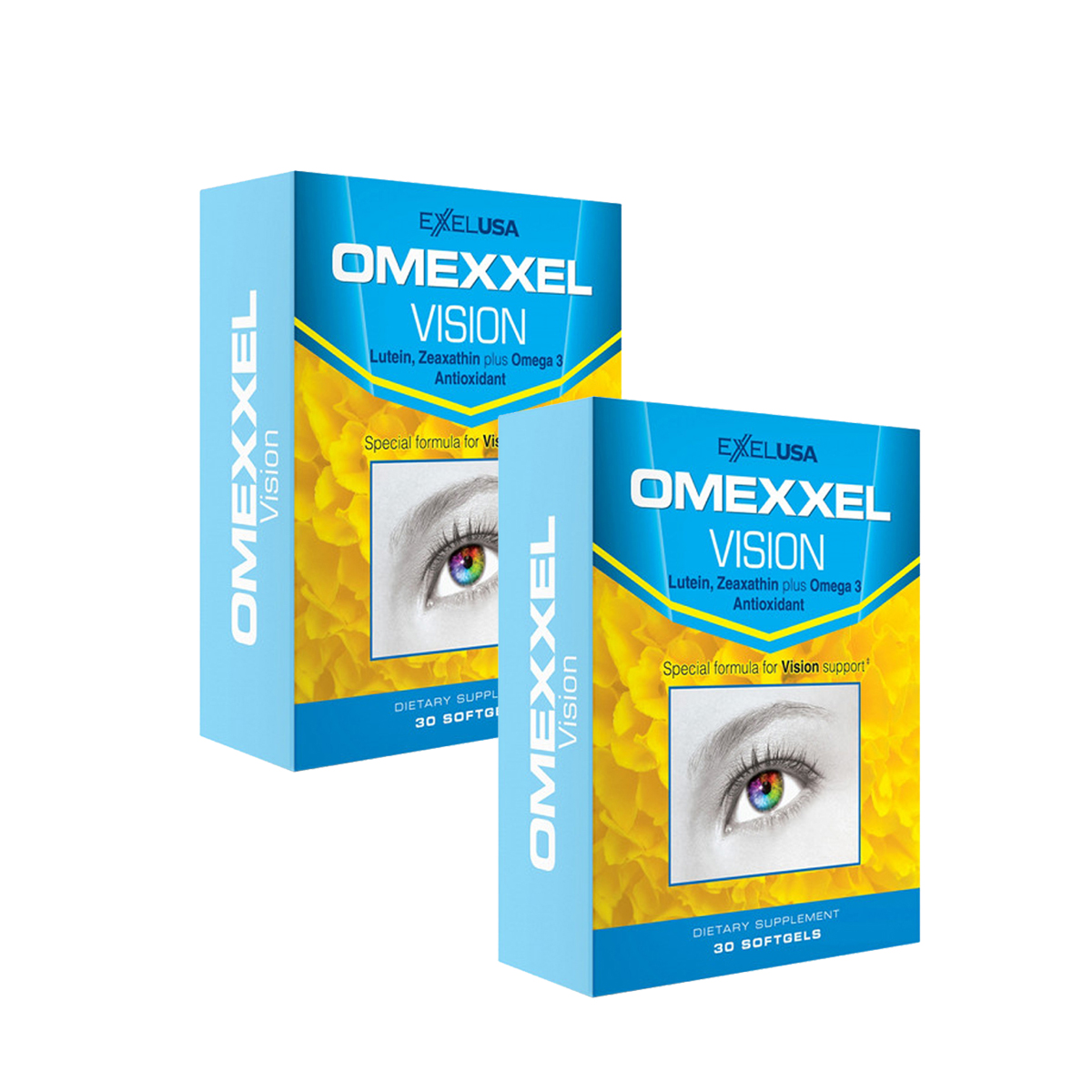 [Hcm]Combo 2 Hộp Viên Uống Bổ Mắt Omexxel Vision (Hộp 30 Viên)