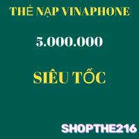 Thẻ nạp Vinaphone vào số thuê bao điện thoại - thời gian xử lý dưới 5 phút