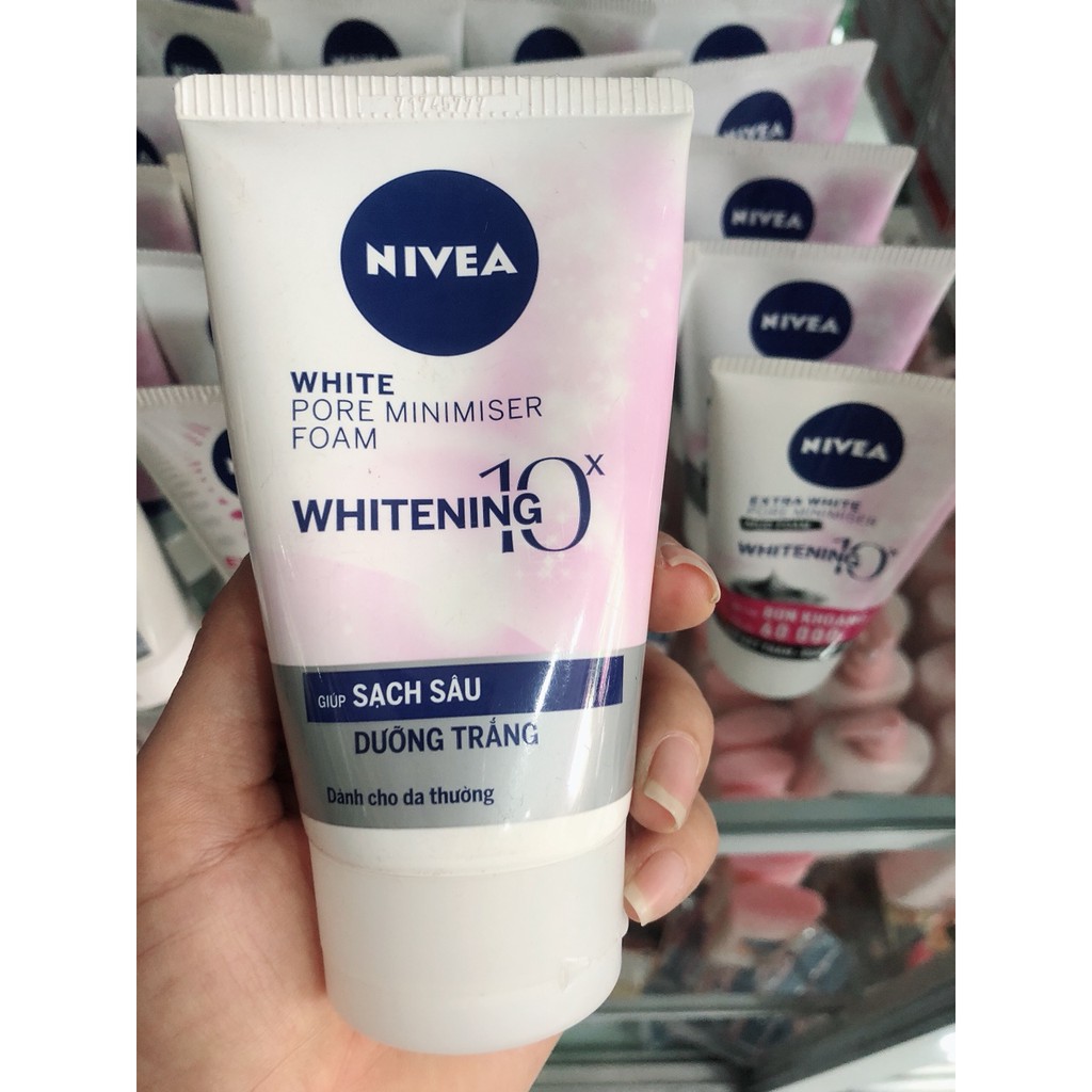 Sữa Rửa Mặt Nivea Whitening 10X Sạch Sâu Dưỡng Trắng Sản Phẩm Chất Lượng Đảm Bảo An Toàn Sức Khỏe Người Dùng Cam Kết Cung Cấp Mặt Hàng Đang Được Săn Đón Trên Thị Trường