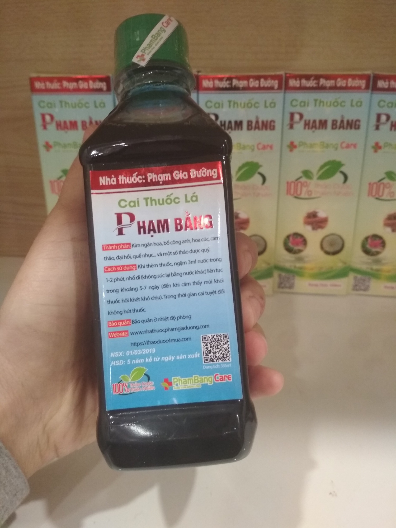 [Nhà Thuốc Phạm Công Bằng ] Cai Thuốc Lá Phạm Bằng | Nước Súc Miệng Cai thuốc lá thuốc lào Phạm Bằng