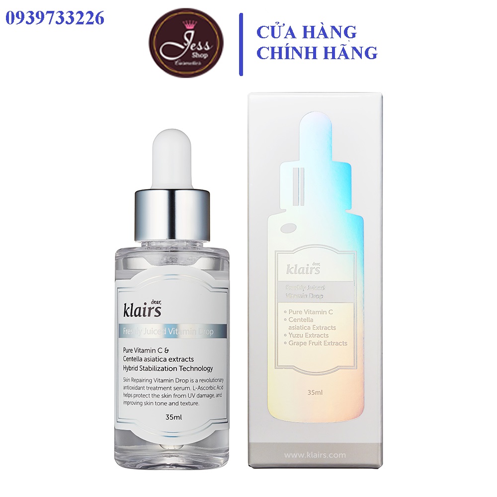 Tinh Chất Klairs Freshly Juiced Vitamin Drop Serum 35Ml