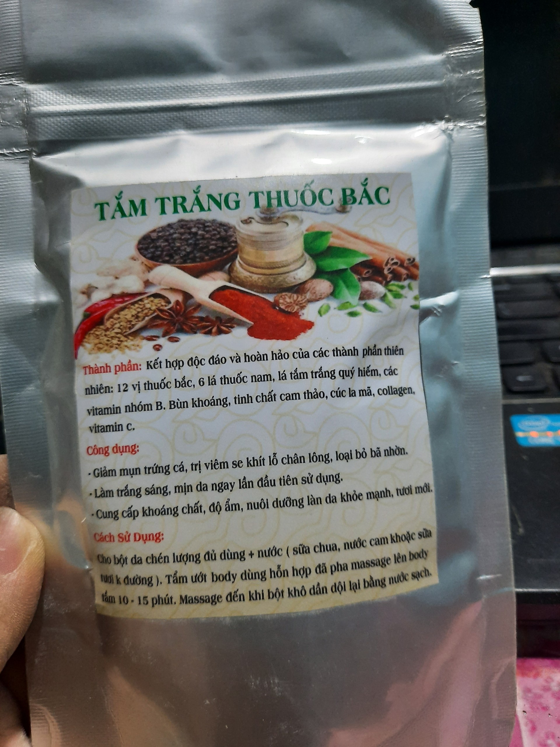 [Hcm]Tắm Trắng Tại Nhà Tắm Trắng Thảo Dược Dân Tộc Giúp Tái Sinh Phục Hồi Da Lão Hóa Và Bảo Vệ Da Khỏi Bức Xạ Của Làm Giảm Sạm Nám Da Thâm Giúp Da Mượt Mà Mịn Màng Trắng Hồng Tự Nhiên