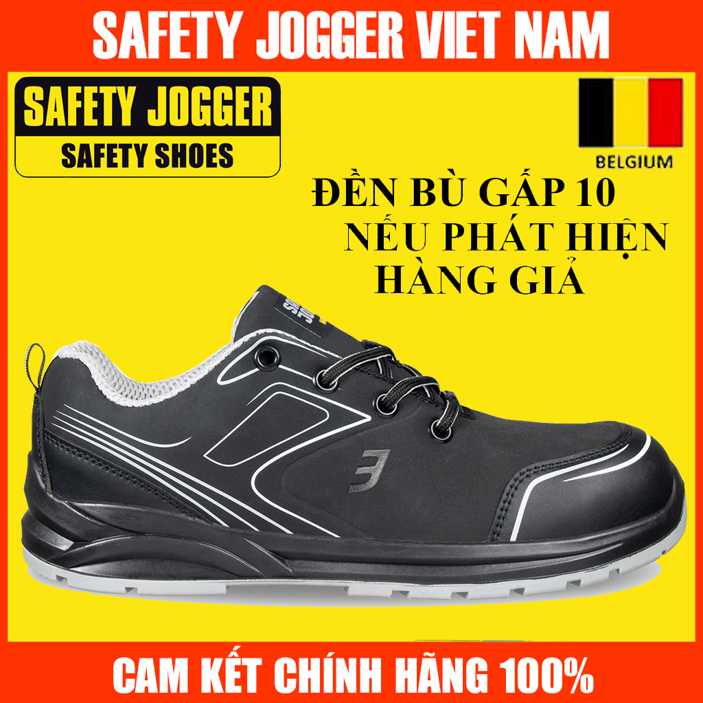 Giày Bảo Hộ Lao Động Safety Jogger Cador S3 Thấp Cổ Buộc Dây