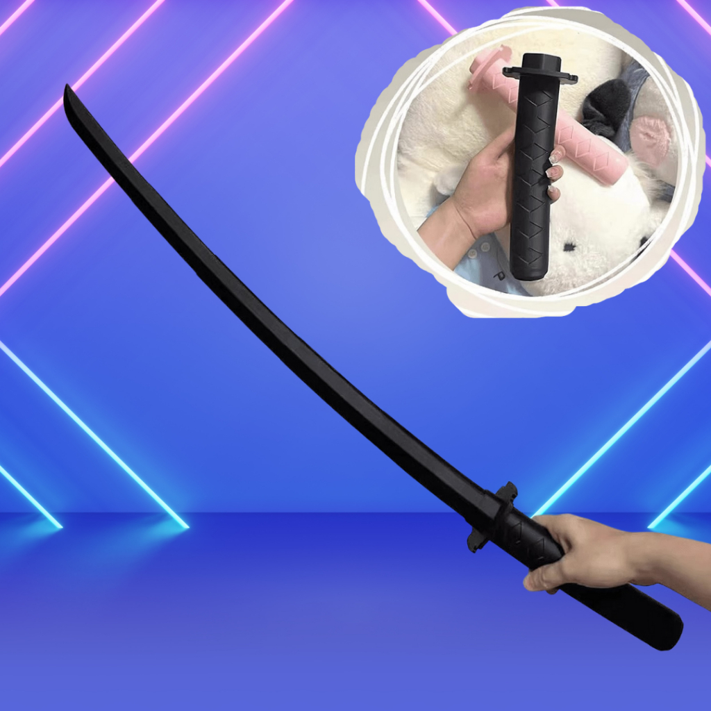 Kiếm Katana In 3D Hapi Toys - Đồ Chơi Kiếm Vô Tri Trọng Lực Có Thể Rút Gọn Giải Tỏa Stress Nhựa Abs 