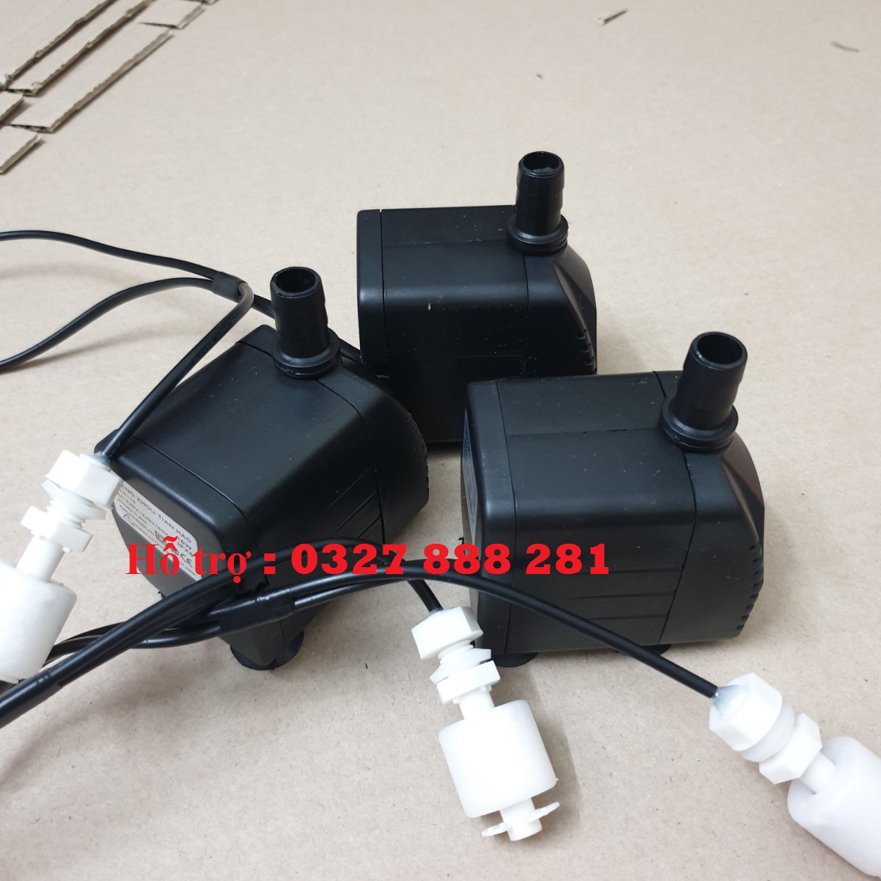 Máy bơm nước quạt điều hòa 16w 18w 20w kèm phao chống cạn hoặc ko có phao - máy bơm cho quạt hơi nướ